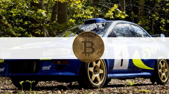 Colin McRae's Subaru Got Sold for $360,000 Worth of Bitcoin